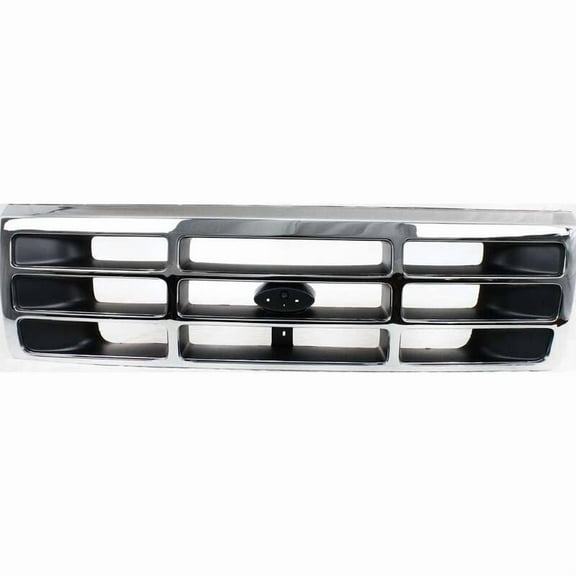 Grille Assembly Chrome For 1992-1997 Ford F-150 F-250 F-350 Bronco
