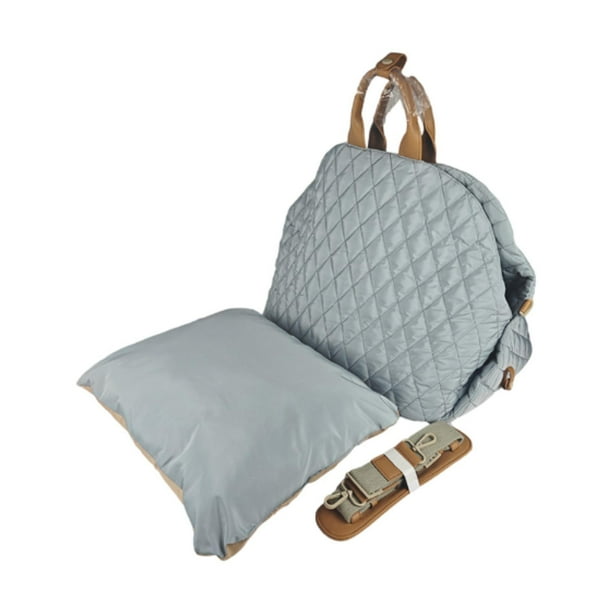 Bolsa de viaje para perros, transpirable, cómoda y para gatitos. Gris azul