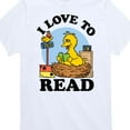 thumbnail image 3 of Sesame Street - I Love To Read - Toddler and Youth Short Sleeve Graphic T-Shirt, 3 of 5