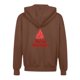 thumbnail image 5 of Sudadera con cremallera informal a la moda con capucha y estampado navideño para mujer, blusa, abrigo Fridja fksj4828, 5 of 5