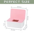 thumbnail image 2 of Caja de almacenamiento de pañuelos húmedos, caja de toallitas húmedas, caja vacía de toalla para la cara de cartón para salón, 2 of 5