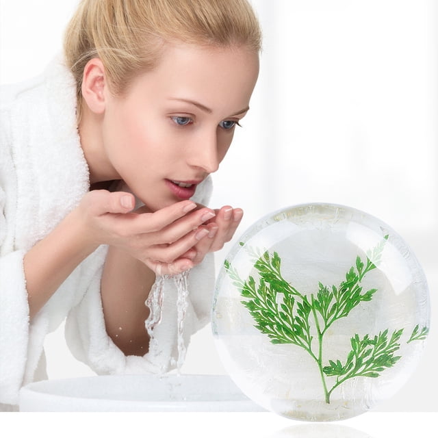 Fiudx Jabón Natural, Limpiador Artesanal de Helecho Orgánico, Hidratante Suave y Aminoácidos, Ideal para Baño Facial y Corporal, Apto para Adultos y Niños, 80 G, Tamaño de Viaje