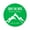 Green, variant on Darling Souvenir Round 45 Pcs Mountain Save The Date Stickers Personalized Bride Groom Names and Date Envelope Seals - Yellow