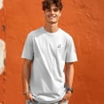 thumbnail image 4 of Dalix Ghost Heavy Cotton Short Sleeve Summer Tee Mens in White XL X-Large, 4 of 5