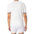 thumbnail image 3 of Fila Musso Knitted Textured T-Shirt, White, 3 of 5