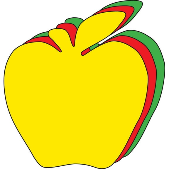 Apple Creative Cut-Outs, 31 Cut-Outs in a Pack for Kids School Craft Projects