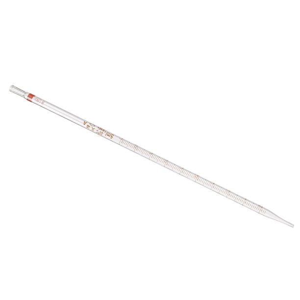 Pipetas graduadas Uxcell, 1 pieza de pipeta de vidrio borosilicato de 5 ml para transferir líquidos para laboratorio, clara