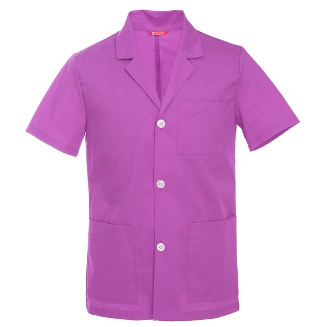 Manteau de Laboratoire à Manches Courtes pour Hommes de 31 Pouces