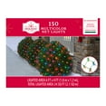 thumbnail image 6 of Indoor/Outdoor 150-Count Incandescent Christmas Net Lights, Multicolor, 6' x 4', by Holiday Time, 6 of 6