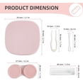 thumbnail image 2 of UpaClaire Contact Lens Case, Portable Cute Contact Color Lens Applicator Removal Kit, Durable, Compact 3pcs, 2 of 6