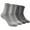#2 dark gray+2 light gray, variant on 4 Pairs Men Women Merino Wool Hiking Socks Thermal Warm Crew Winter Boot Sock Gift Comfy Boot Work Socks