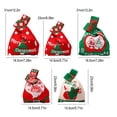 thumbnail image 6 of Dserfhy Christmas Gift Bag Knitted Xmas Tree Handbag Christmas Eve Party Favor Bag Reusable Gift Pouch for Festive Gift Packaging, 6 of 8