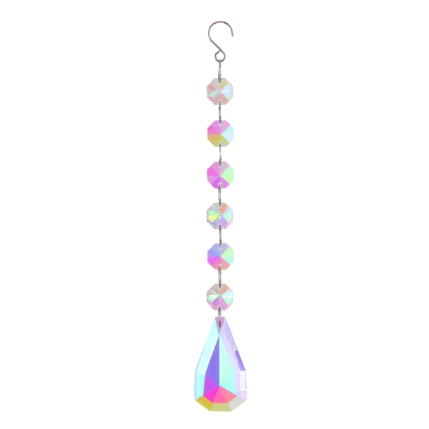 Adornos de campanas de viento de cristal, cuentas de Color AB, ventana artesanal, jardín, balcón, colgante Tmvgtek Oficina Multiescena Multifunción