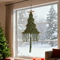 thumbnail image 3 of 24" Large Macrame Christmas Tree Wall Hanging – Boho Christmas Wall Decor, Handmade Macrame Xmas Tree Ornament for Holiday Home, Party Decorations, Rustic Bohemian Wall Art, Winter Decor, 3 of 5