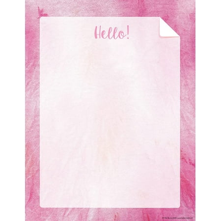 UPC: 0704068007079 | Barker Creek Designer Computer Paper  Pink Tie-Dye  8.5” x 11”  Decorative Printer Paper  Stationery  50 Sheets per Pkg  Home  School and Office Supplies (707)