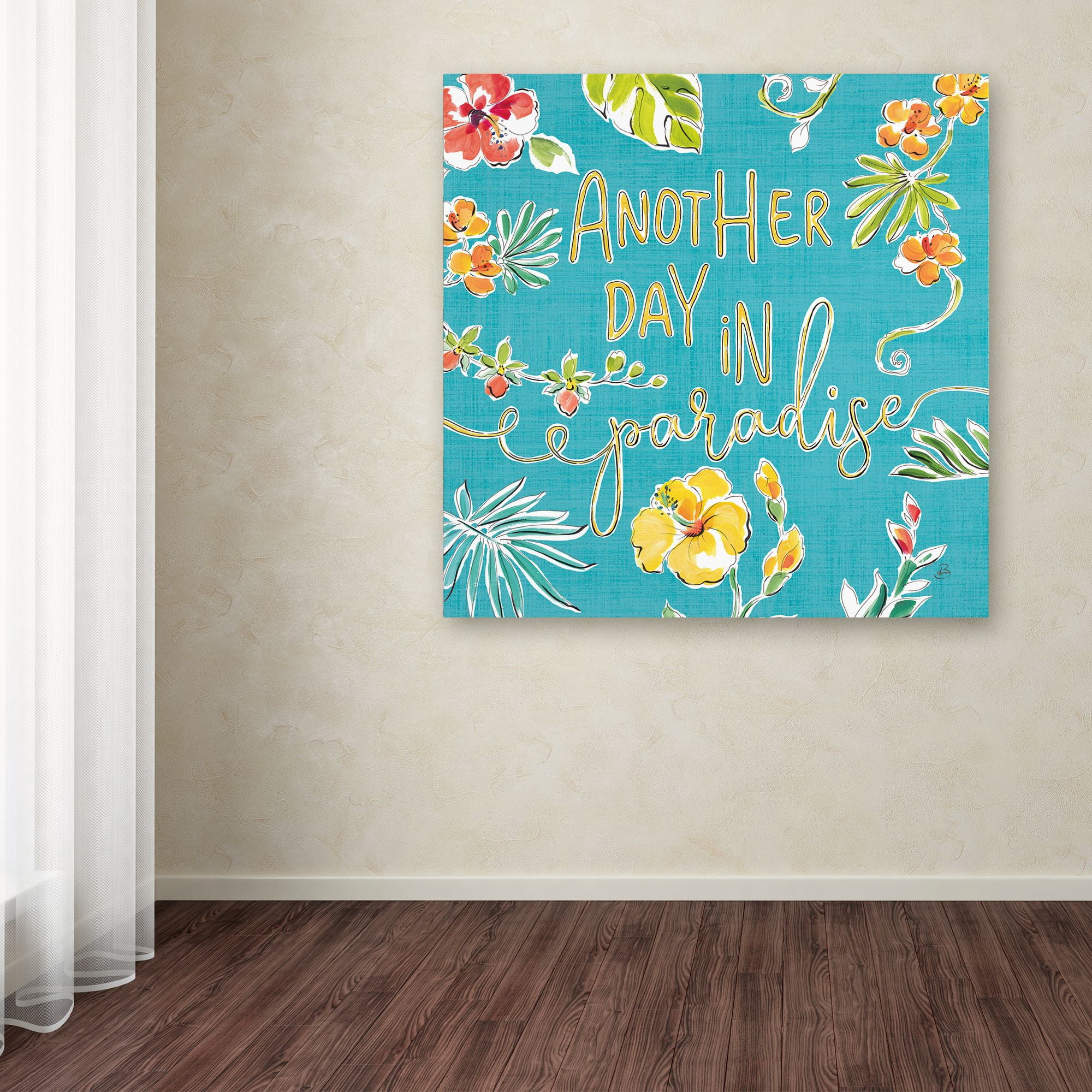 Trademark Fine Art 'Tropical Oasis VII' Canvas Art by Daphne Brissonnet