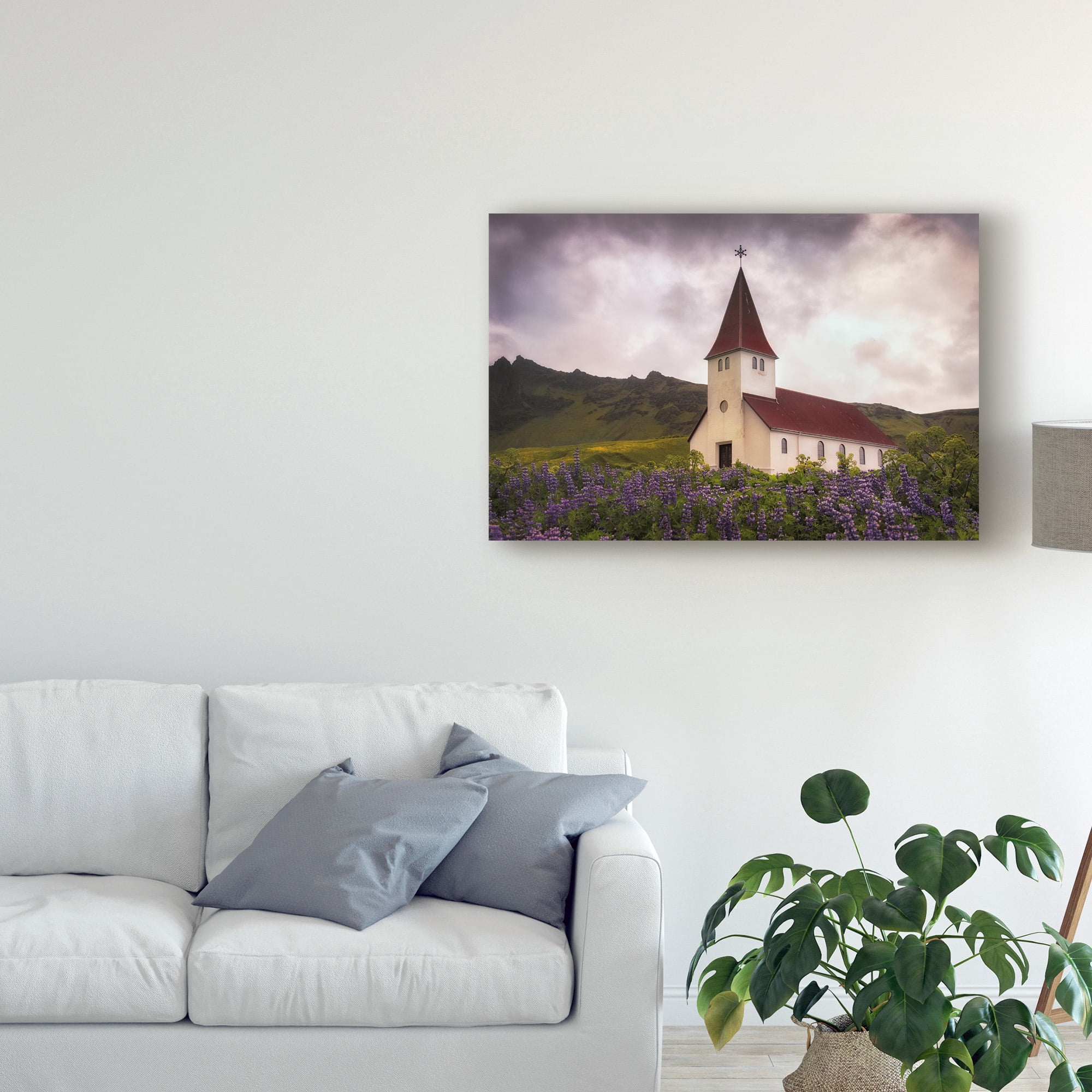 Trademark Fine Art 'White Church' Canvas Art by Danny Head