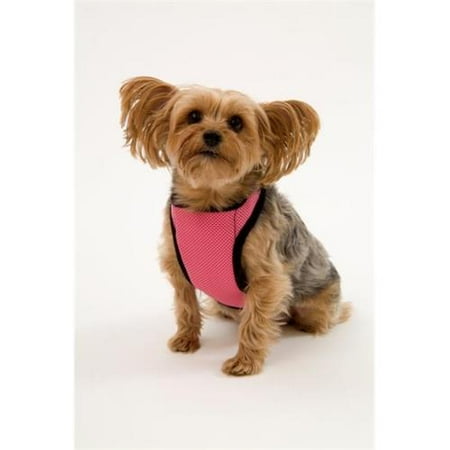 Kumfy Tailz ANSMPK Warming & Cooling Adjustable Neck Mesh Harness Small Pink