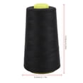 thumbnail image 1 of multifunctional thread strong and durable Polyester Thread,  Sewing Machine Thread, sewing for sewing decoration handicrafts hemming DIY enthusiasts Black,White, 1 of 7