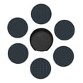 thumbnail image 5 of Clan MacLeod Of Skye Tartan Graphic Coasters With Leather Holder Set Of 6 Round Coasters for Home and Kitchen Decor, 5 of 7