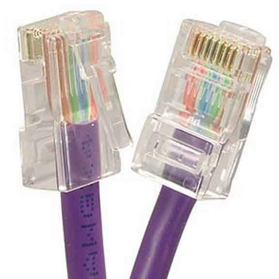 SF Cable Cat5e UTP Non-Booted Ethernet Cable, 150 feet-Purple
