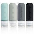 thumbnail image 3 of 4Pc Travel Bottles For Toiletries Tsa Approved Travel Size Containers BPA Free Leak Proof Travel Tubs Refillable Liquid Travel Accessories For Cometic Shampoo And Lotion Soap, 3 of 4
