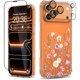 thumbnail image 1 of wonima11 for iPhone 17 Pro Case,[3 in 1] with Screen Protector & Camera Lens Protector,Flower Pattern Design,Clear Soft Shockproof Slim Floral Phone Cover for Women Girls 2025 6.3"(Blooming Flowerets), 1 of 1