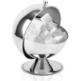 thumbnail image 1 of Stainless Steel Sugar Bowl Globe Shape Salt Container with Rolling Lid, 1 of 5