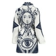 thumbnail image 2 of Vintage Masonic Freemasonry Women Bathrobe One Size Univeral Fits Fashion Lightweight Plush Fleece Long Robe For Women, 2 of 3