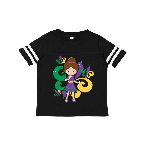 Inktastic Mardi Gras Girl Girls Toddler T-Shirt