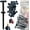 50pcs, variant on 50/100/150pcs Snap On Fasteners Zip Tie, Universal Nylon Cable Tie Buckle, 2026 New Upgrade Heavy Duty Self-Locking Zip Ties Clip with Button, for Auto Repairing Quick Fix And Hole Fastening (50)
