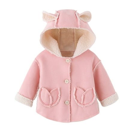 

nsendm Girls Jackets Size 8-10 Toddler Girls Coat Winter Windproof Thicken Coat Jacket Lightweight Jacket for Girls Red 9-12 Months