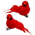 thumbnail image 6 of Visland 10 Pcs Red Cardinals Ornaments Handmade Artificial Birds Clip on Christmas Tree for Christmas Tree Wreaths Garland Decorations, 6 of 9