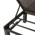 thumbnail image 3 of Noble House Jamaica Chaise Longue en Osier Multibrun pour Extérieur Sans Coussin, 3 of 22