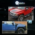 thumbnail image 6 of GTINTHEBOX For 2005/2006-2010 Hummer H3/2009-2010 H3T Smoked Full LED Front Fender Side Marker Lights, 6 of 12