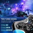 thumbnail image 2 of Manettes Sans Fil Rose, Manette Nintendo Switch pour PC Nintendo Switch/Lite/OLED/Windows avec Fonction Programmable/Vibration/Turbo, Manette Switch Pro avec 2 Capuchons de Pouce, 2 of 7