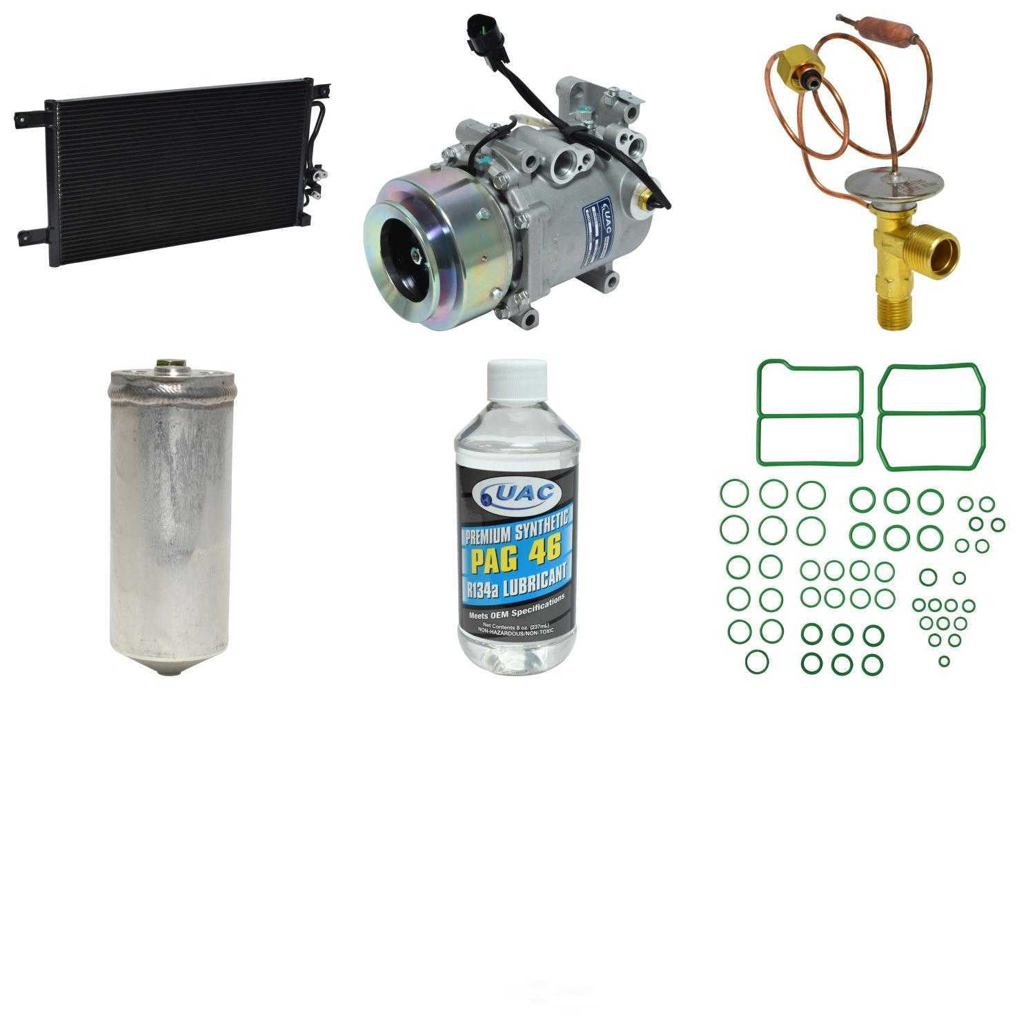 A/C Compressor and Component Kit -- Compressor-Condenser Replacement Kit Fits select: 1999-2000 MITSUBISHI MONTERO SPORT LS/SPORT XLS, 1997-1998 MITSUBISHI MONTERO SPORT LS