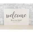 thumbnail image 2 of Custom Wedding Welcome Sign, 2 of 2