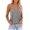 Gray, variant on V Neck Tank Tops For Women Sevevn Women's Ribbed Knit Cami Crop Top Spaghetti Strap Sleeveless V Neck Camisole Tank Top Bodysuit For Women