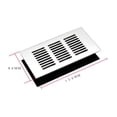 thumbnail image 1 of Luckyn Couverture de Grille de Ventilation en Aluminium 80*150mm Argentée, 1 of 4