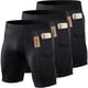 thumbnail image 1 of Pack de 3 pantalones cortos deportivos para hombre, ropa interior de entrenamiento activo, compresión para hombre, 1 of 7