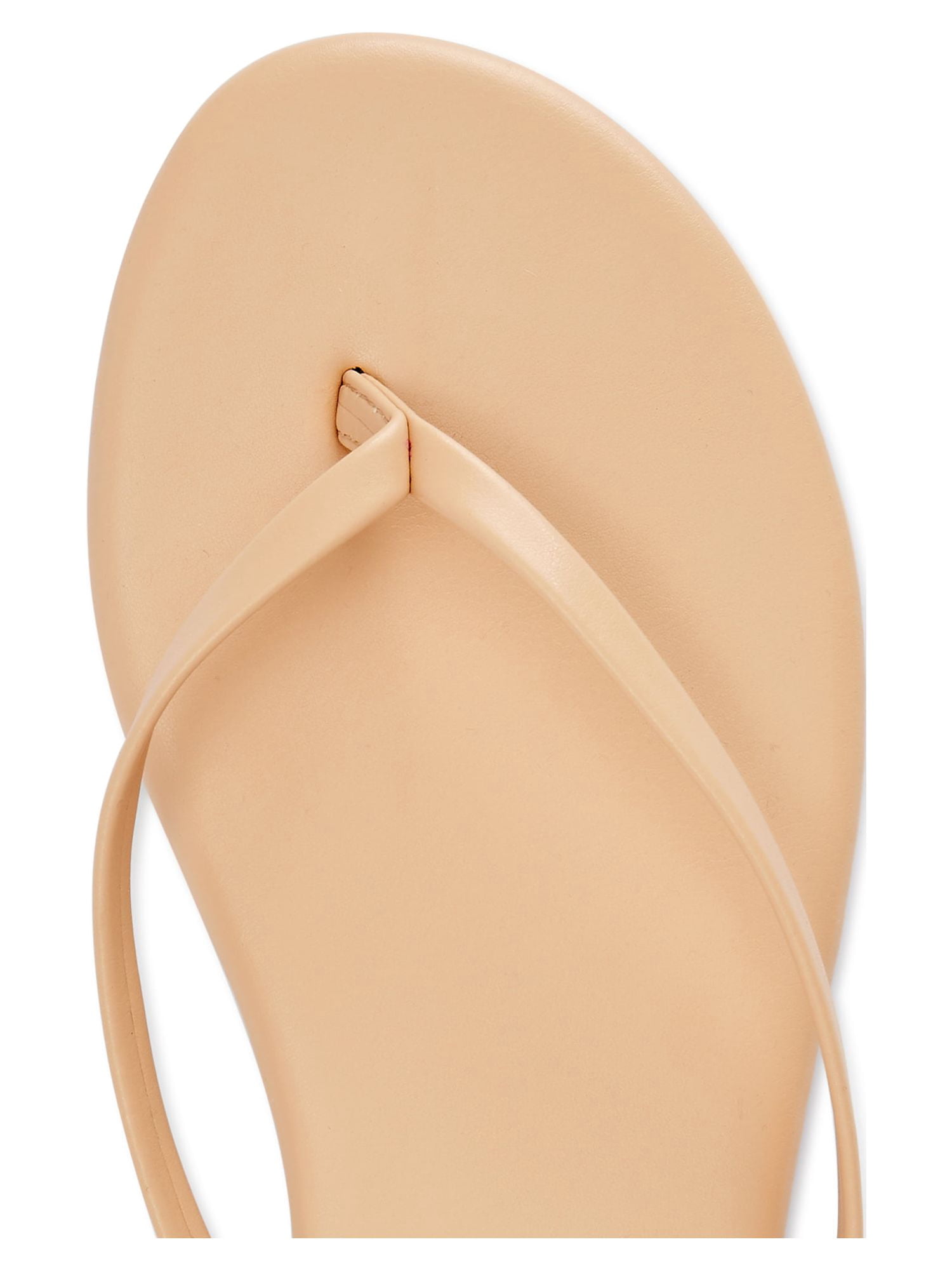 Time and Tru Women's Barely There Sandals, Wide Width Available