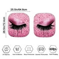 thumbnail image 4 of KUIFORTI Windshield Sun Shade 2-Piece Foldable Car Front Window Sunshade Pink Eyes Sunshade for Block UV Rays & Sun Heat Protection, 4 of 5