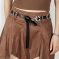 thumbnail image 6 of Ywmsfl Adjustable Retro Carved Metal Decors Waist Belt Exquisites Handcrafts PU Belt Waistband for Fashion Enthusiasts, 6 of 16