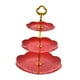 thumbnail image 2 of Elegante soporte de presentación de postres de 3 niveles para ocasiones especiales estilo E, 2 of 9