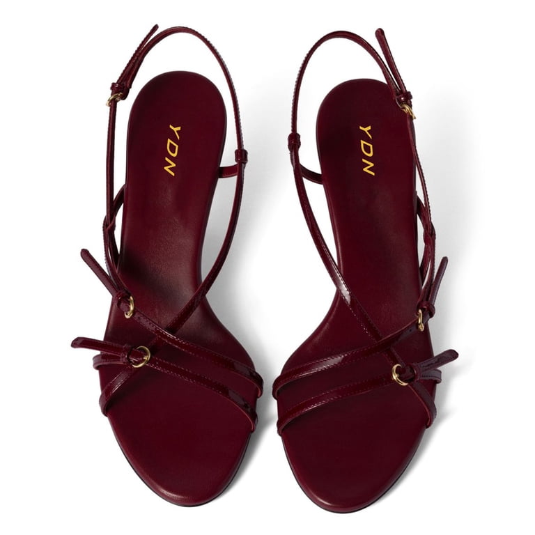 burgundy dress sandals Margaux - The Dylan Sandal