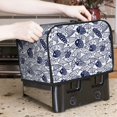 thumbnail image 2 of Toaster Covers 2 Slice, Blue Fish1 Waterproof Bread Machine Cover Fits for Standard 2 Slice Toasters, Home Decor Toaster Protection with Hanging Rope, 2 of 7
