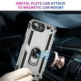 thumbnail image 2 of Decase Compatible with iPhone 16E 2025 Case+1-Pack Tempered Screen Protector, Military Grade Drop Protection Cover with 360° Rotating Kickstand, Heavy Duty Shockproof Rugged Phone Case,Silver, 2 of 7