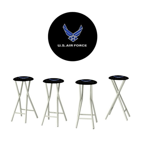 Best of Times US Air Force Outdoor Bar Stools - Set of