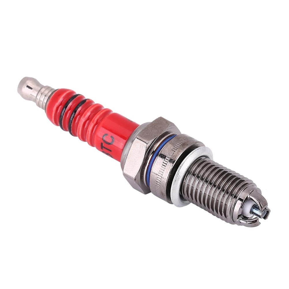 D8TC Spark Plug 3pcs Motorcycle Spark Plug 3 Electrode Racing Spark
